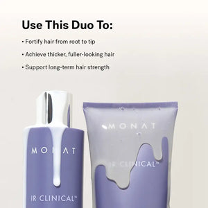Duo Shampooing et Après-shampooing épaississants MONAT IR Clinical™