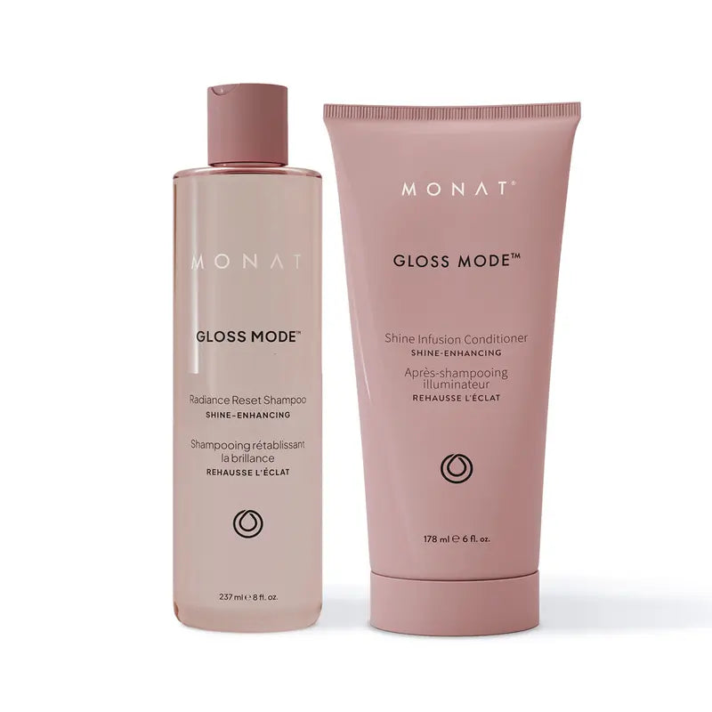 MONAT Gloss Mode Radiance Reset Shampoo & Shine Infusion Conditioner Duo