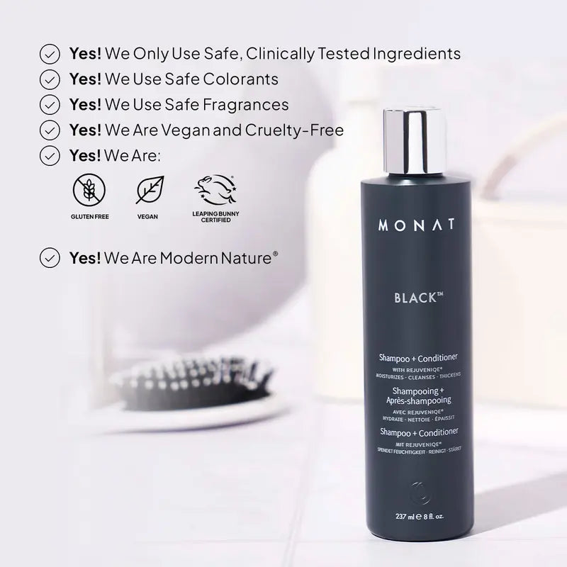 MONAT Black 2-in-1 Shampoo + Conditioner