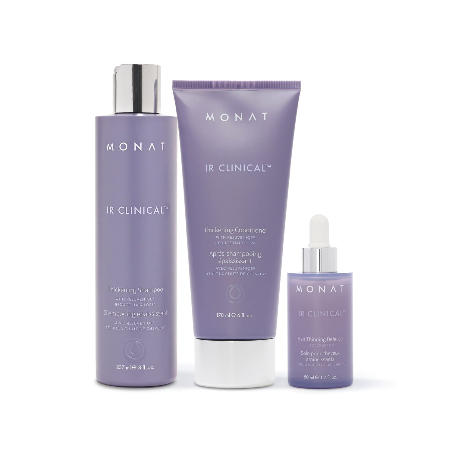 Système de défense contre l'amincissement des cheveux MONAT IR Clinical™