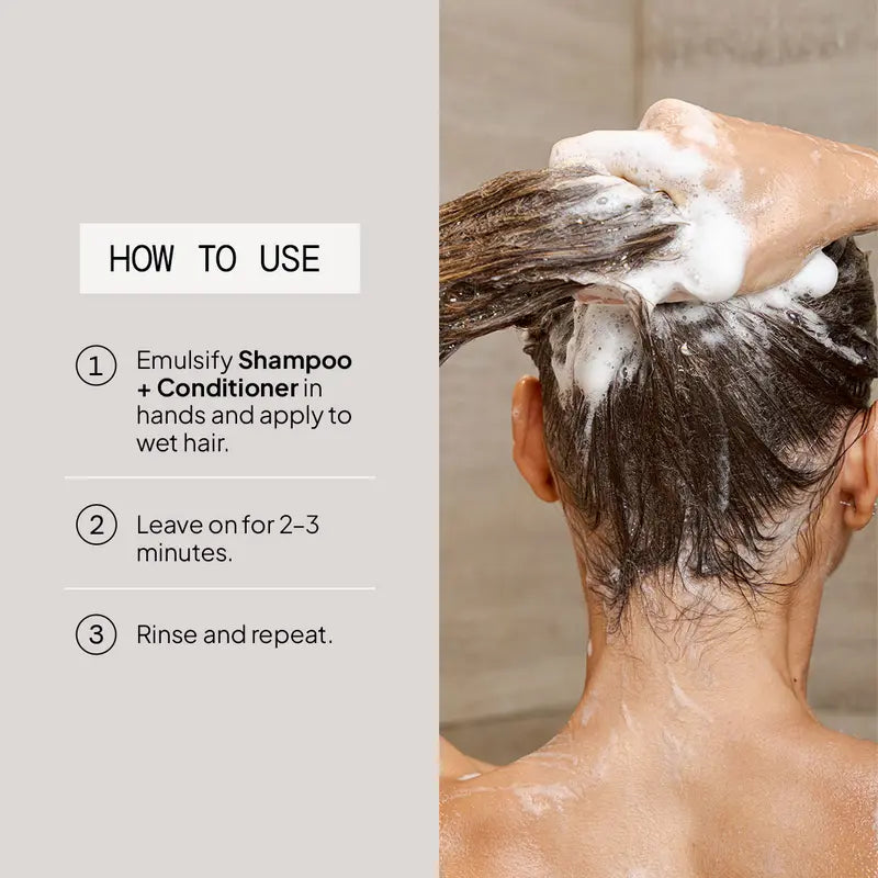 MONAT Black 2-in-1 Shampoo + Conditioner