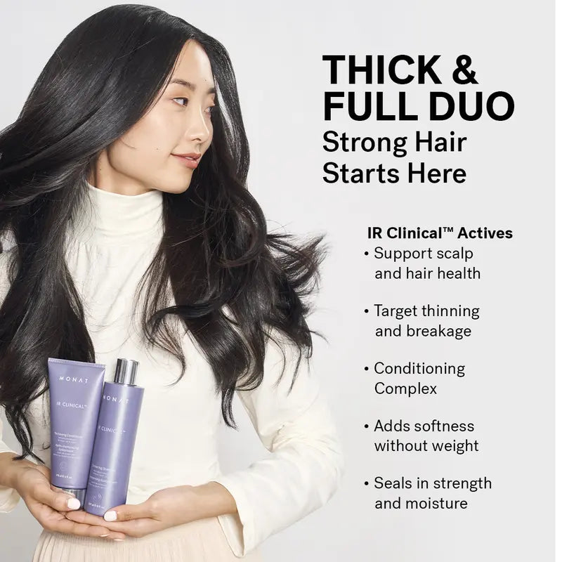 Duo Shampooing et Après-shampooing épaississants MONAT IR Clinical™